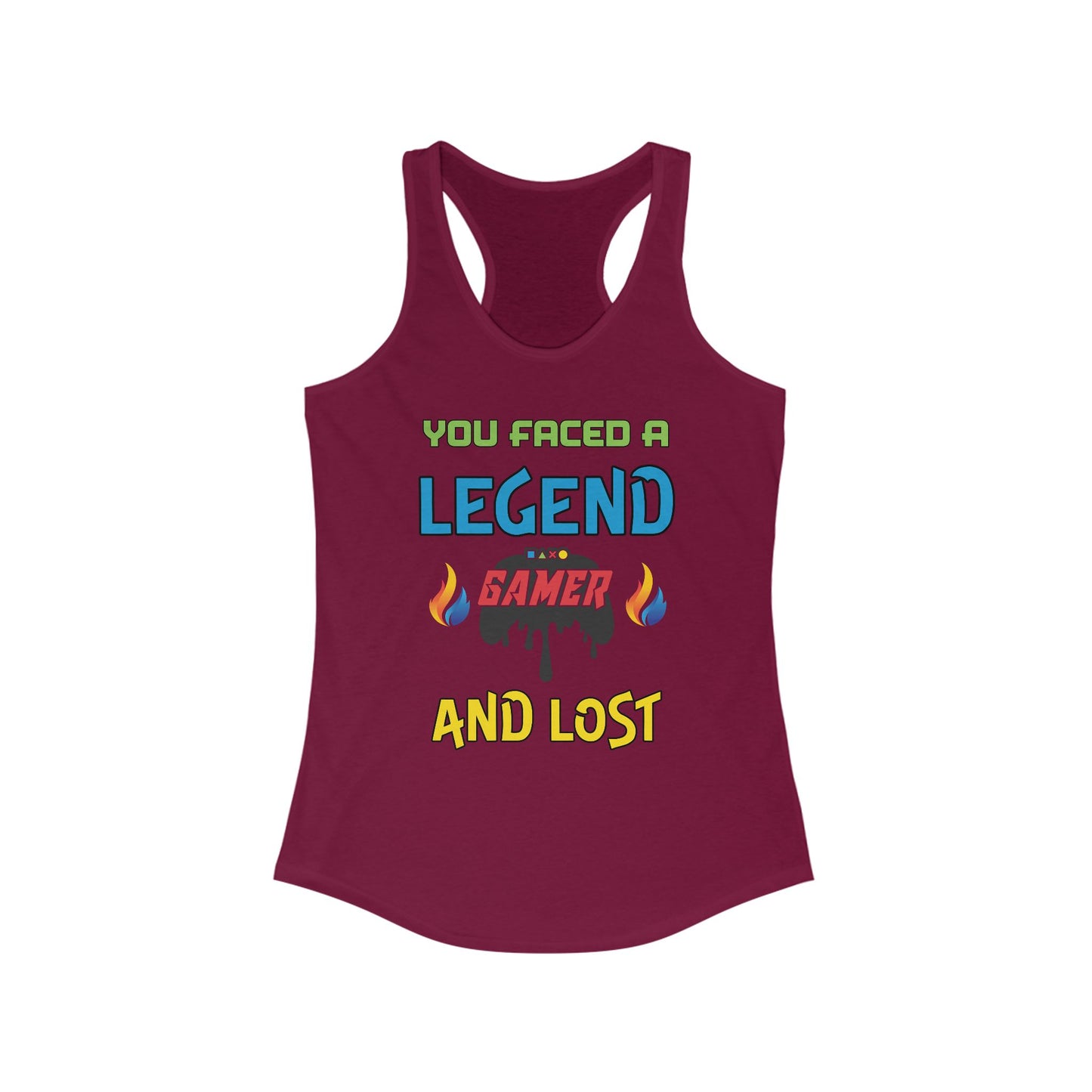 You Faced a Legend- Women's Racerback Tank