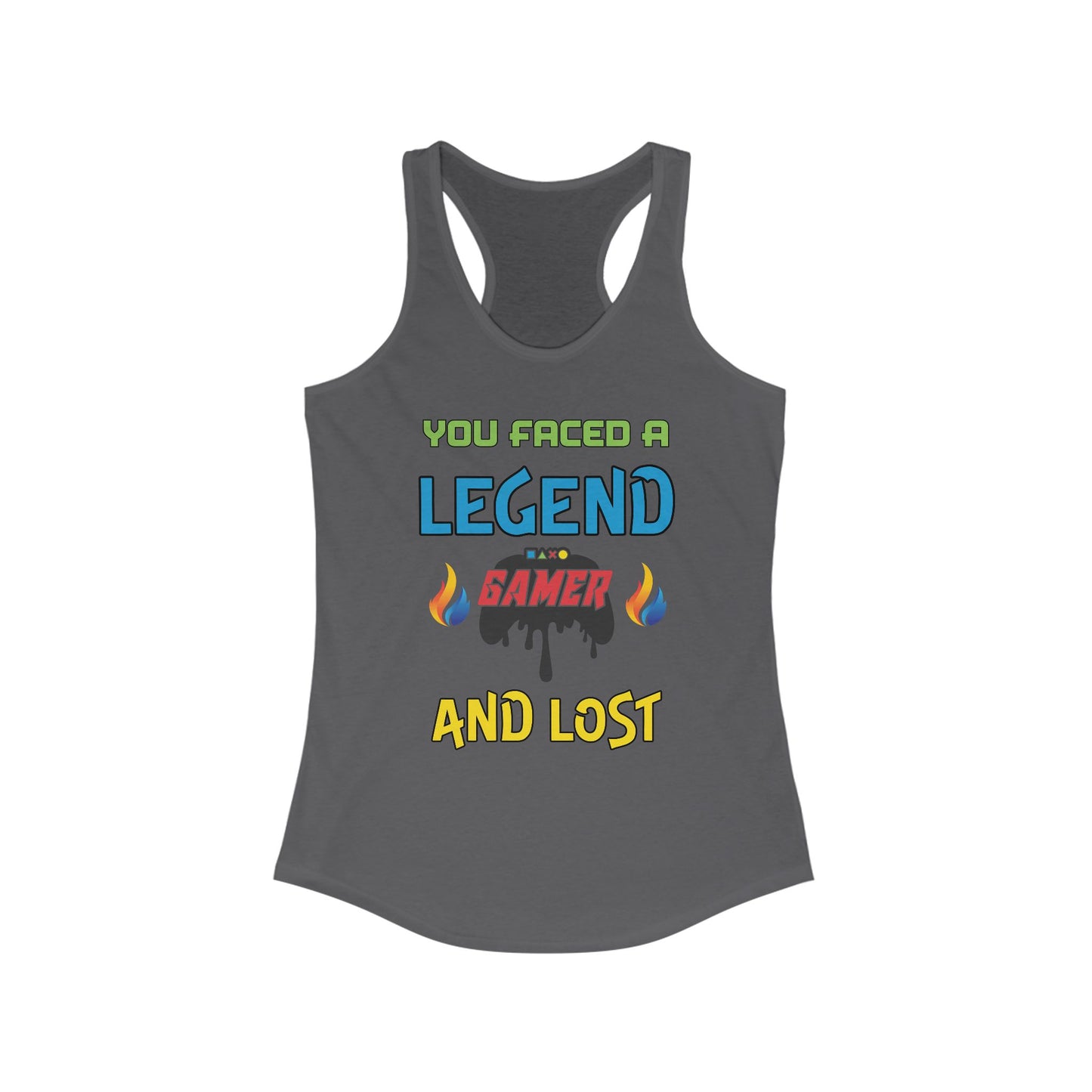 You Faced a Legend- Women's Racerback Tank