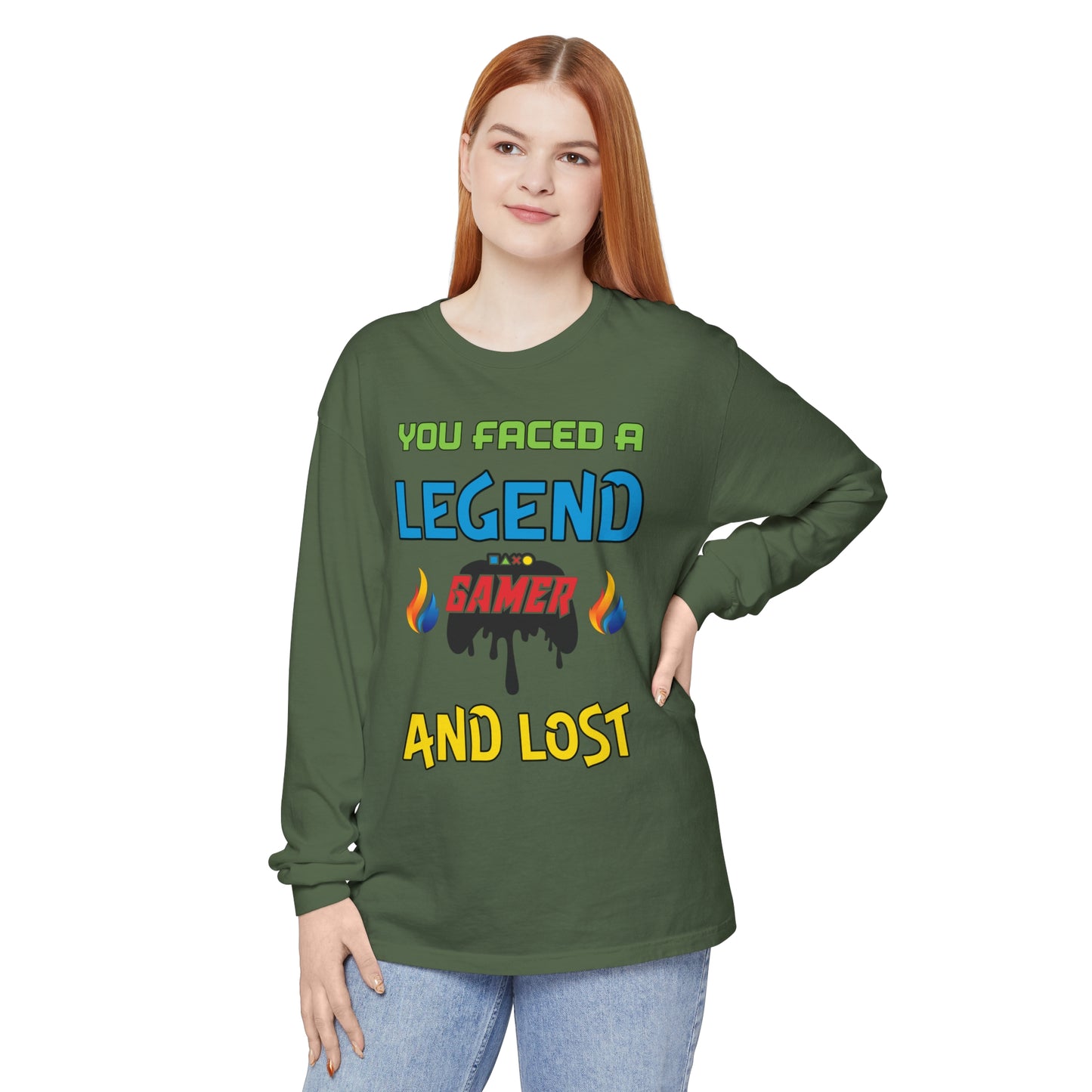 You Faced a Legend- Women's Long Sleeve T-Shirt