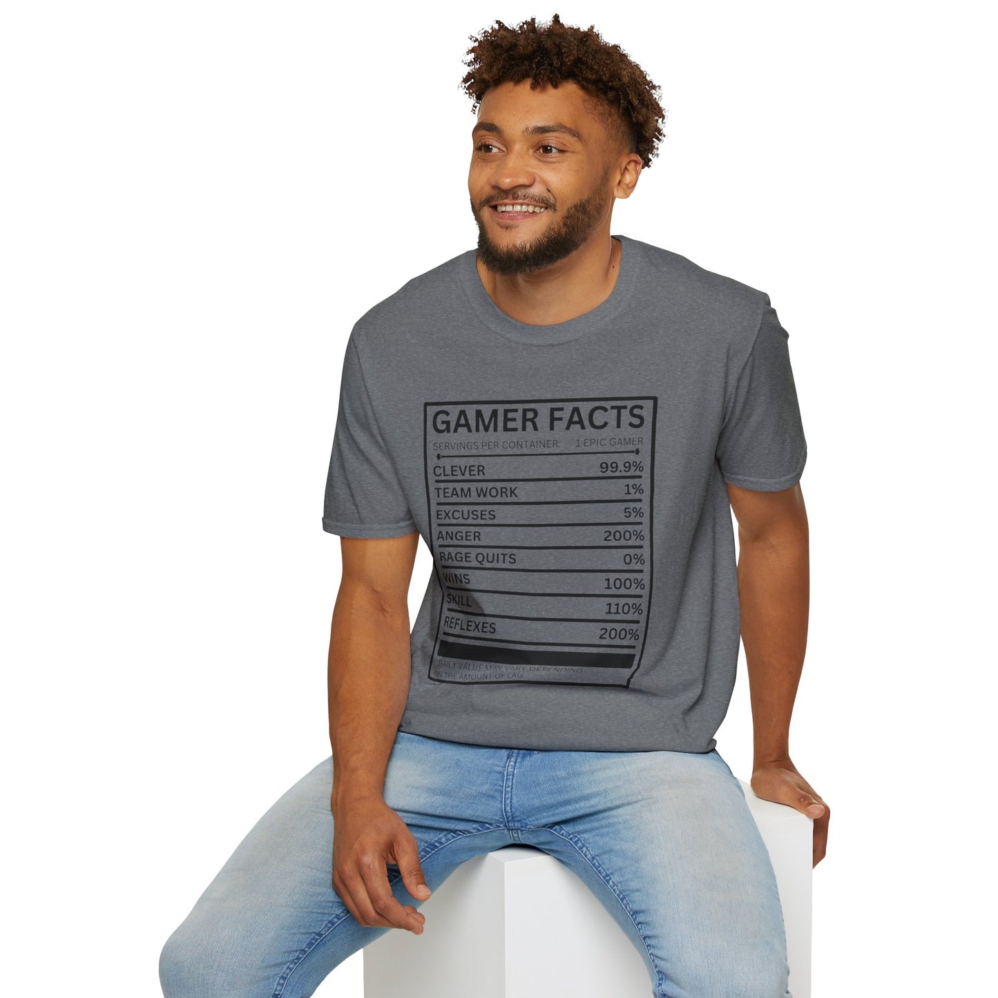 Gamer Facts- Men's Softstyle T-Shirt