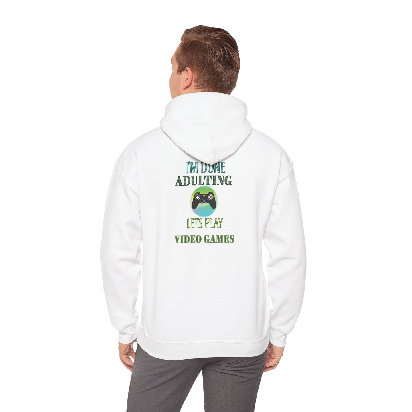 I'm Done Adulting- Men's Heavy Blend™ Hoodie