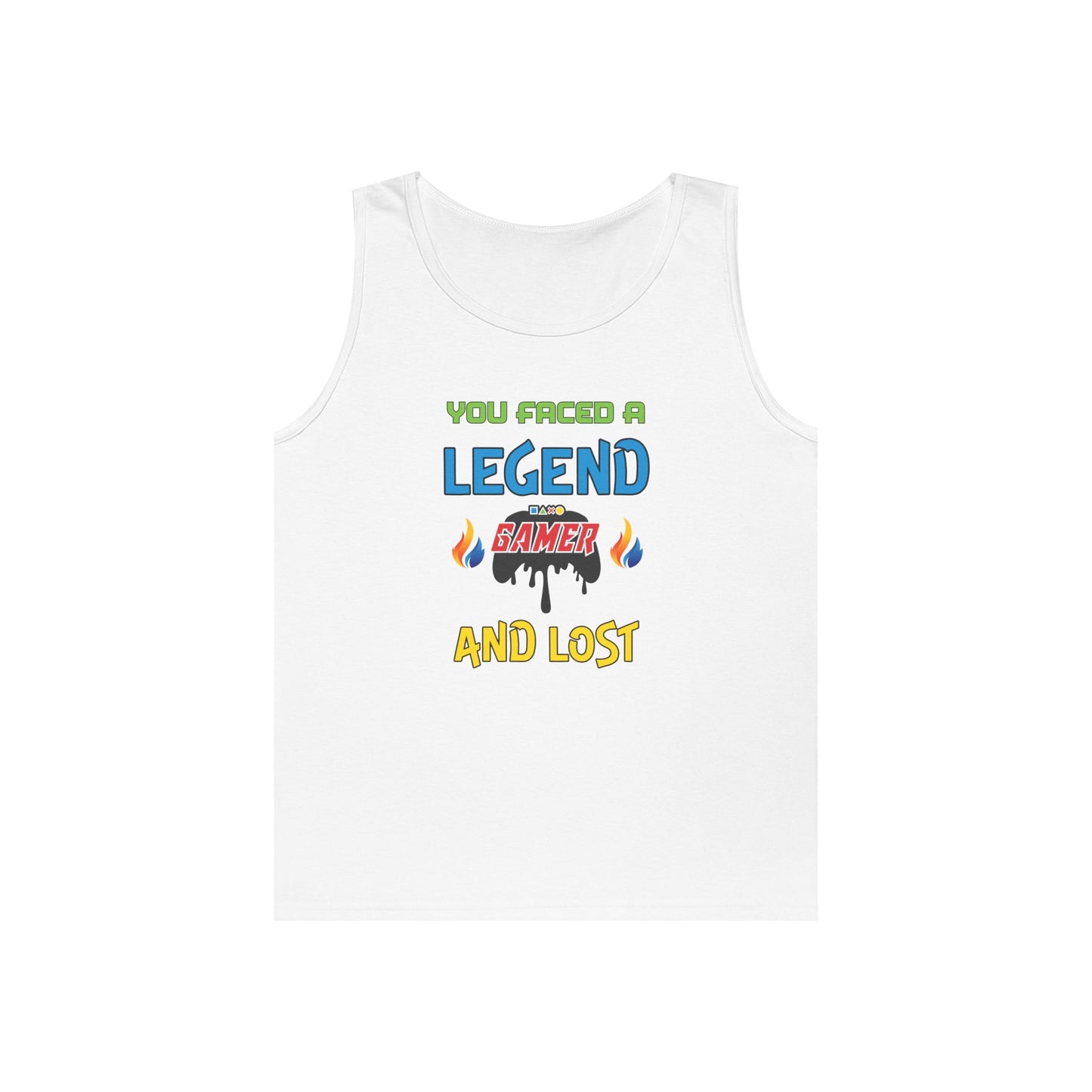 You Faced a Legend- Men's Cotton Tank Top