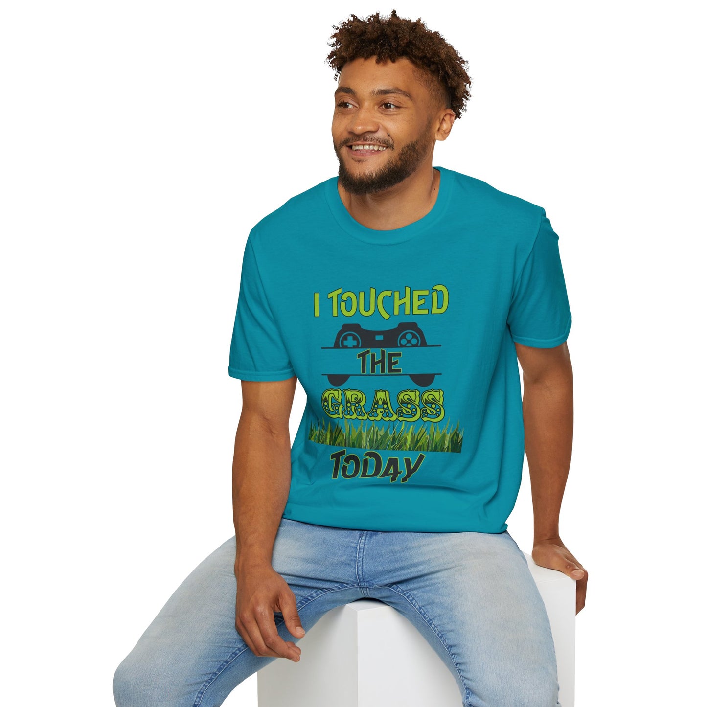 I Touched The Grass-  Men's Softstyle T-Shirt