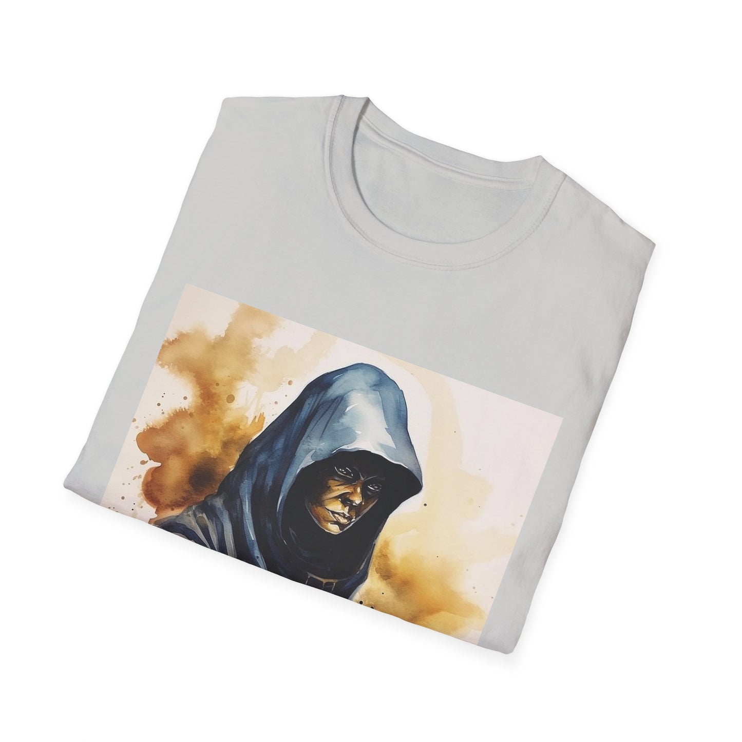 Hooded Figure- Men's Softstyle T-Shirt