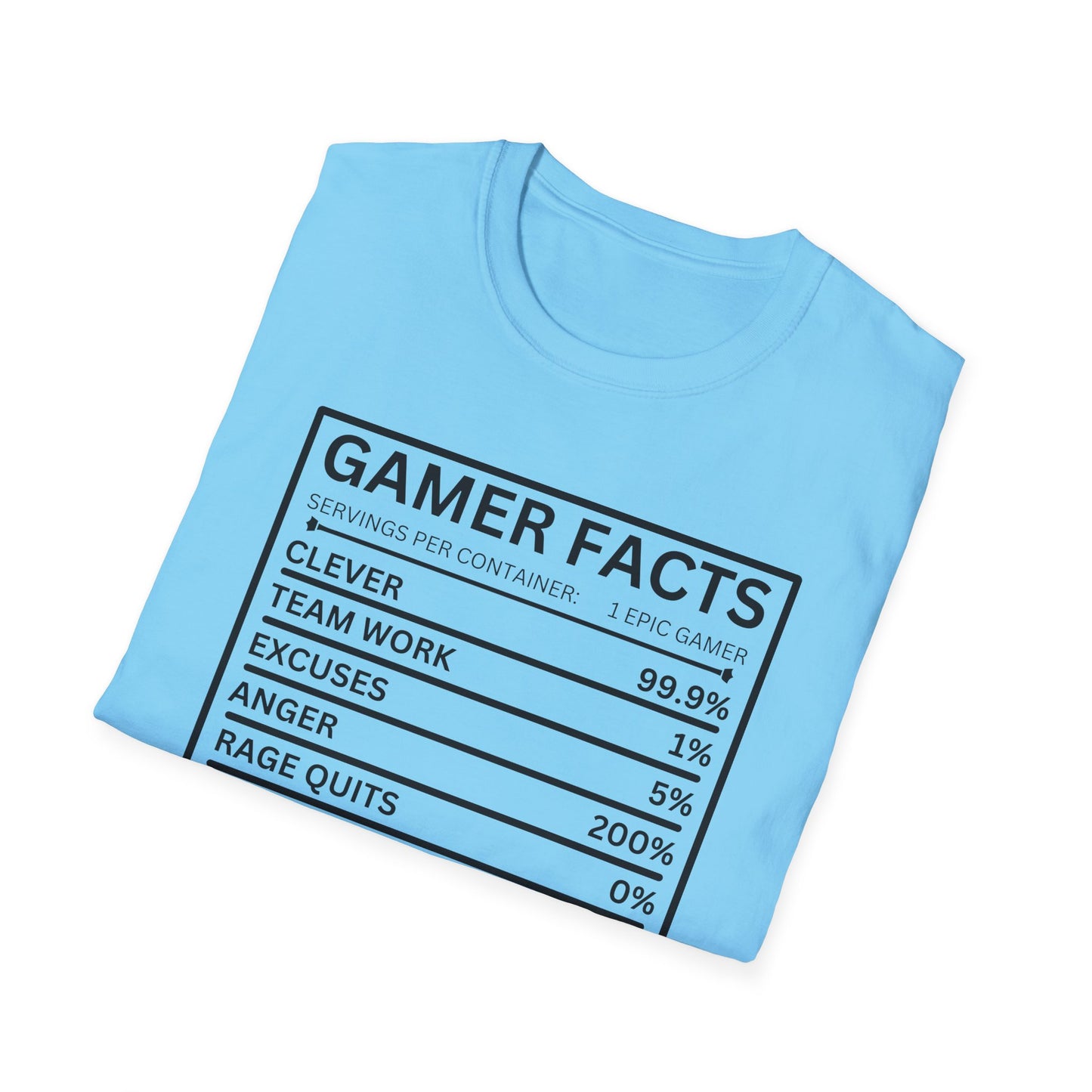 Gamer Facts- Men's Softstyle T-Shirt