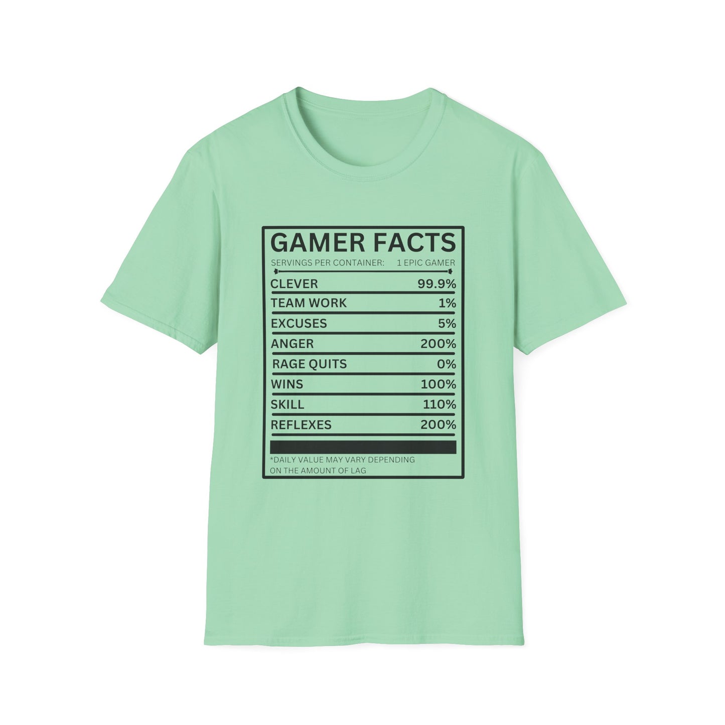 Gamer Facts- Women's Softstyle T-Shirt