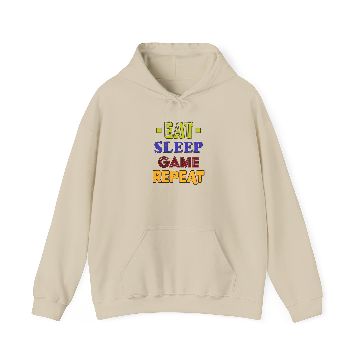 Eat Sleep Game Repeat- Men's Heavy Blend™ Hoodie