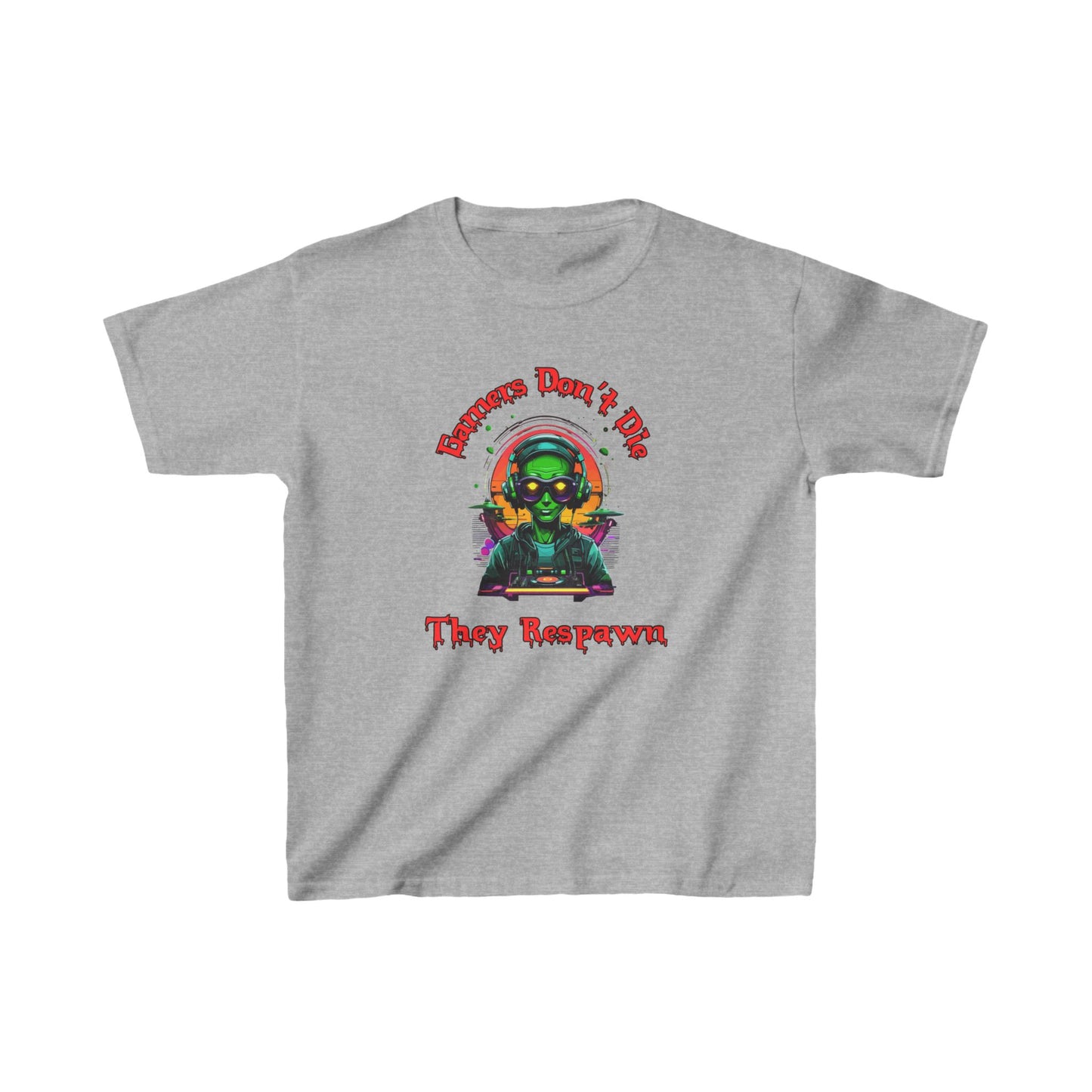 Gamers Don't Die- Kids Heavy Cotton™ Tee