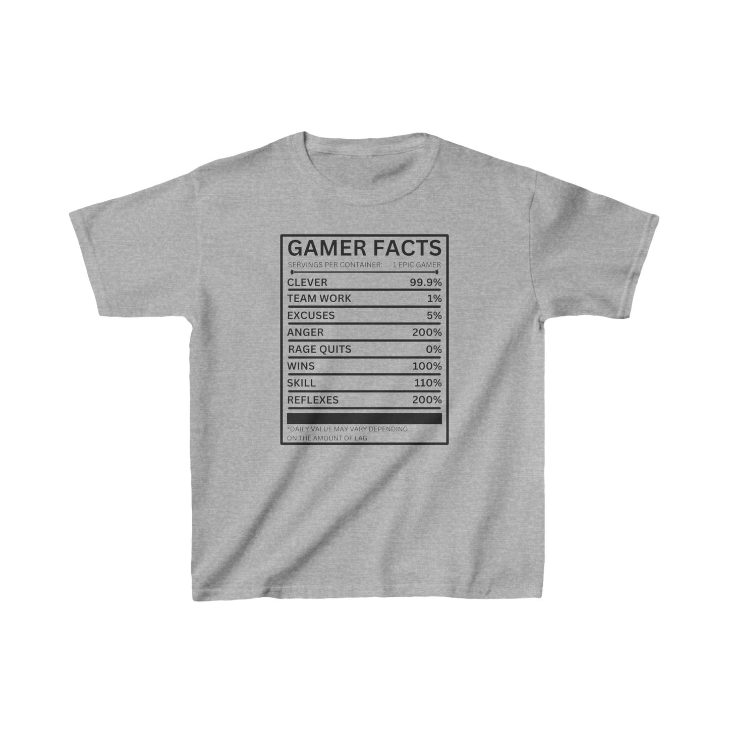 Gamer Facts- Kids Heavy Cotton™ Tee