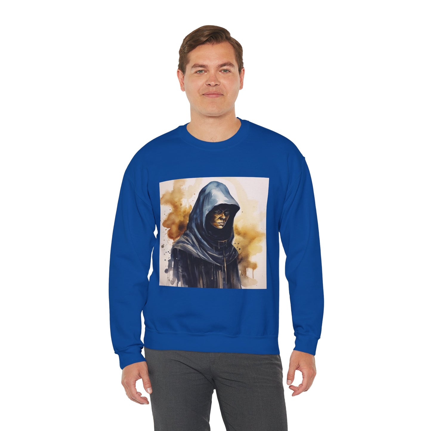 Hooded Figure- Men's Sweatshirt