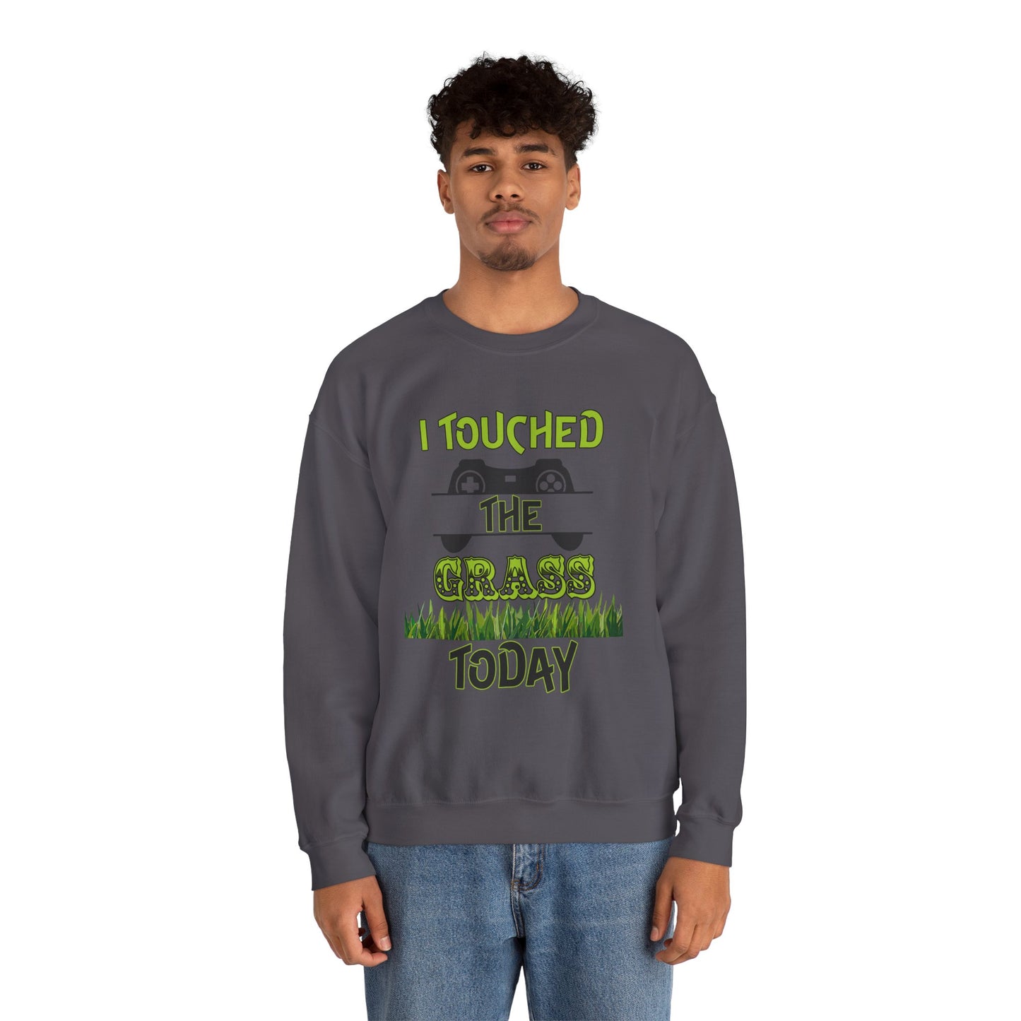 I Touched the Grass- Men's Sweatshirt