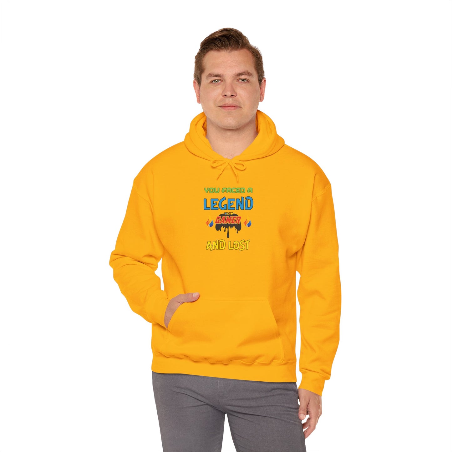 You Faced A Legend- Men's Heavy Blend™ Hoodie