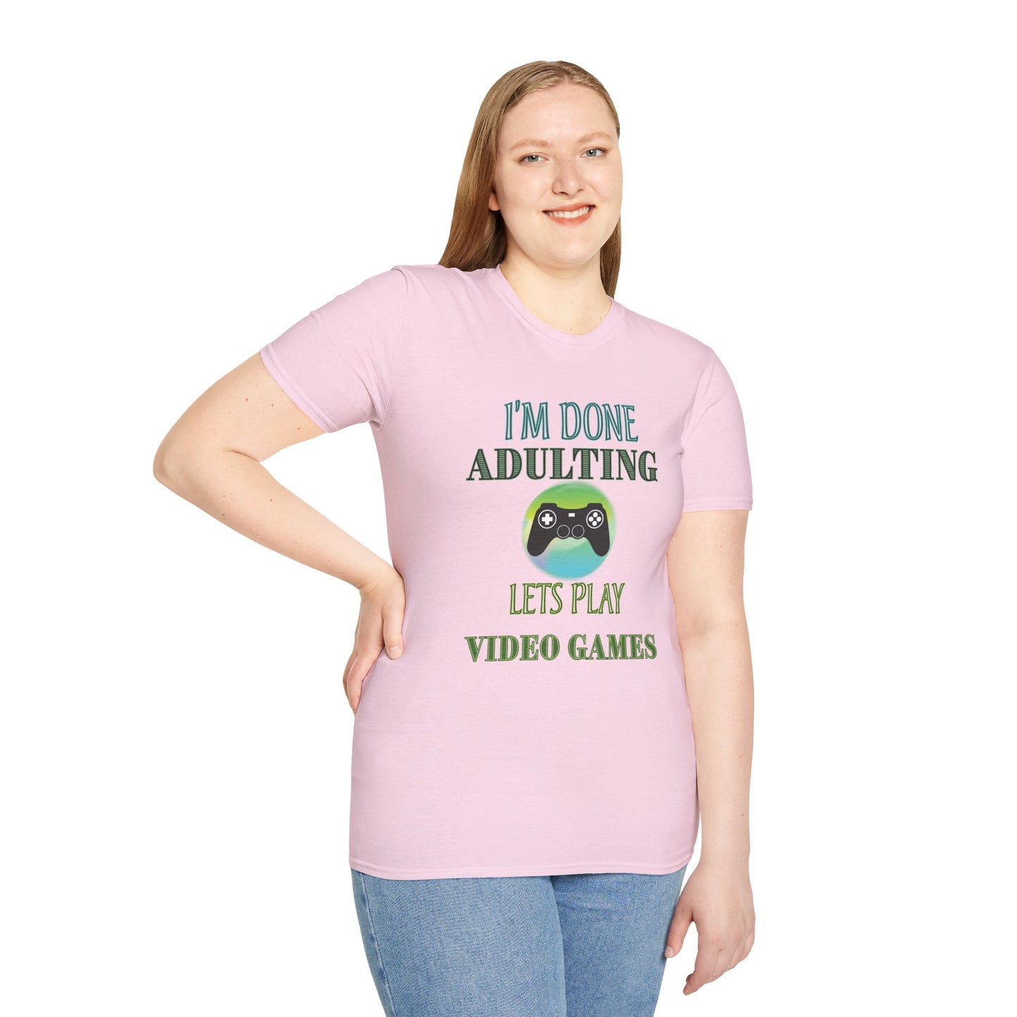 I'm Done Adulting- Women's Softstyle T-Shirt