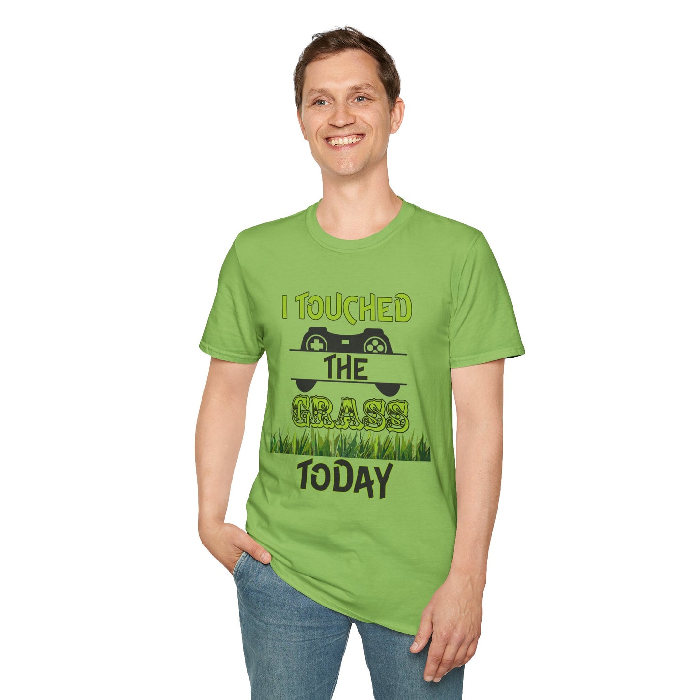 I Touched The Grass-  Men's Softstyle T-Shirt