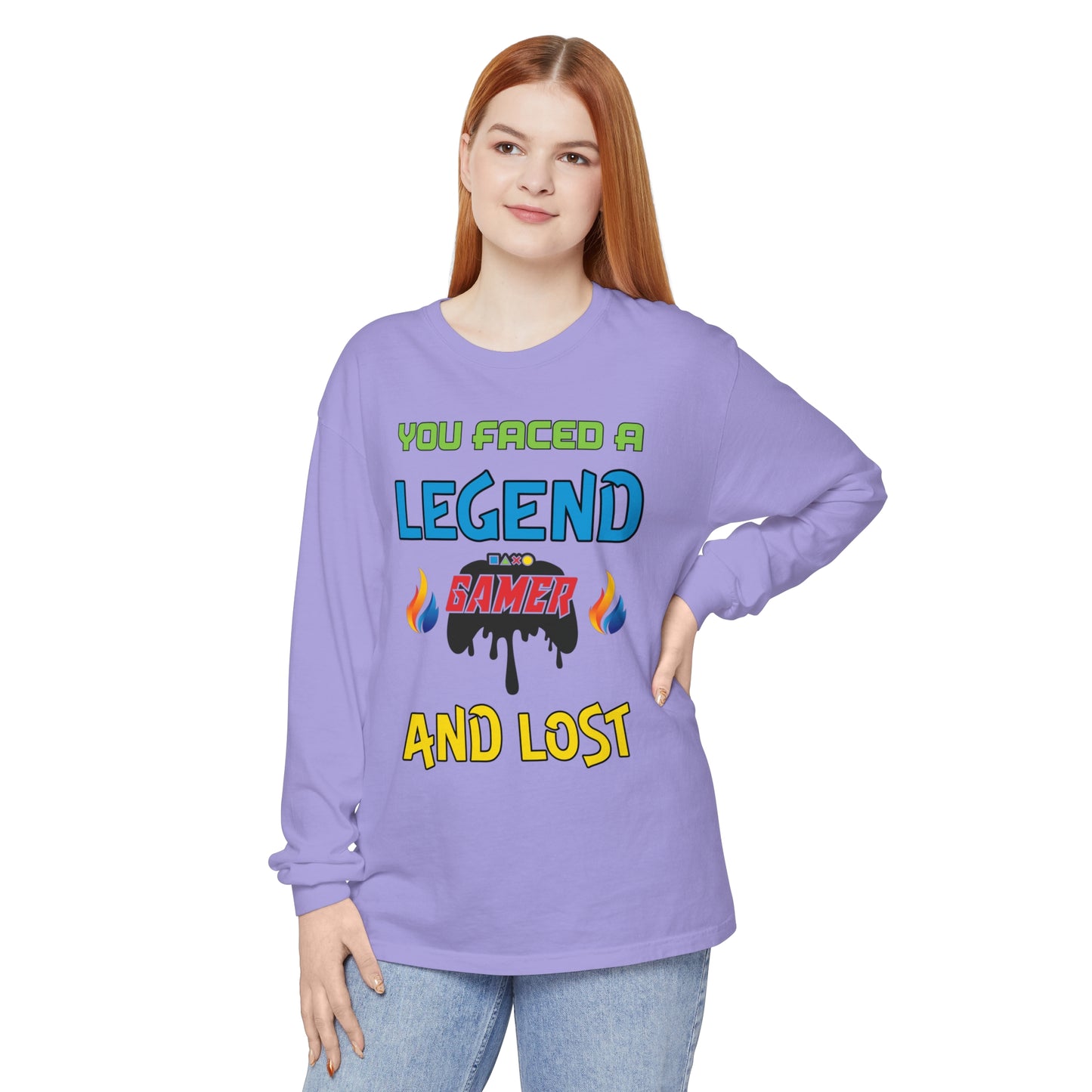 You Faced a Legend- Women's Long Sleeve T-Shirt