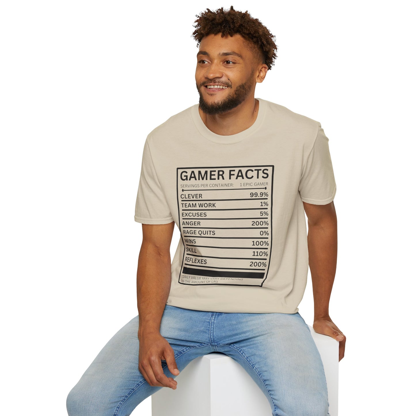 Gamer Facts- Men's Softstyle T-Shirt