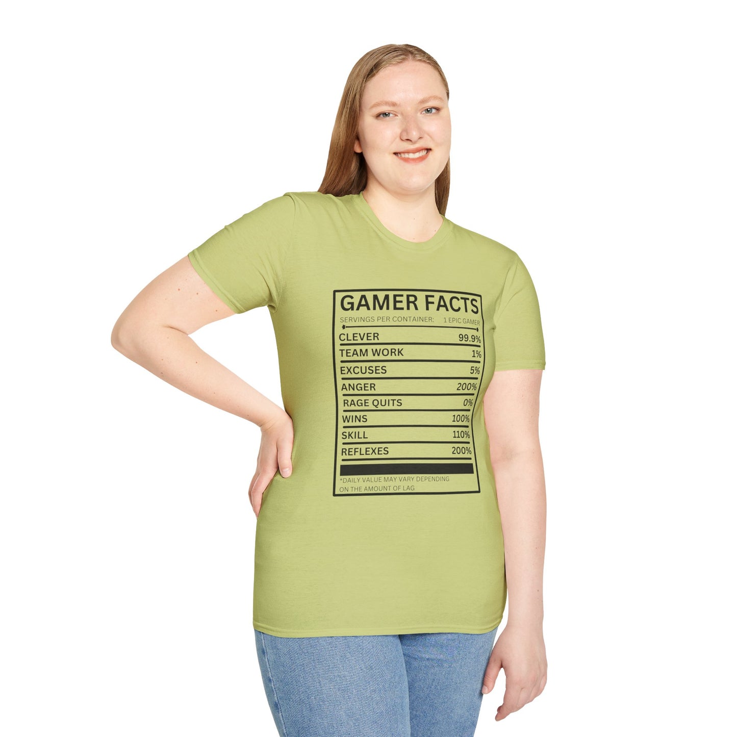 Gamer Facts- Women's Softstyle T-Shirt