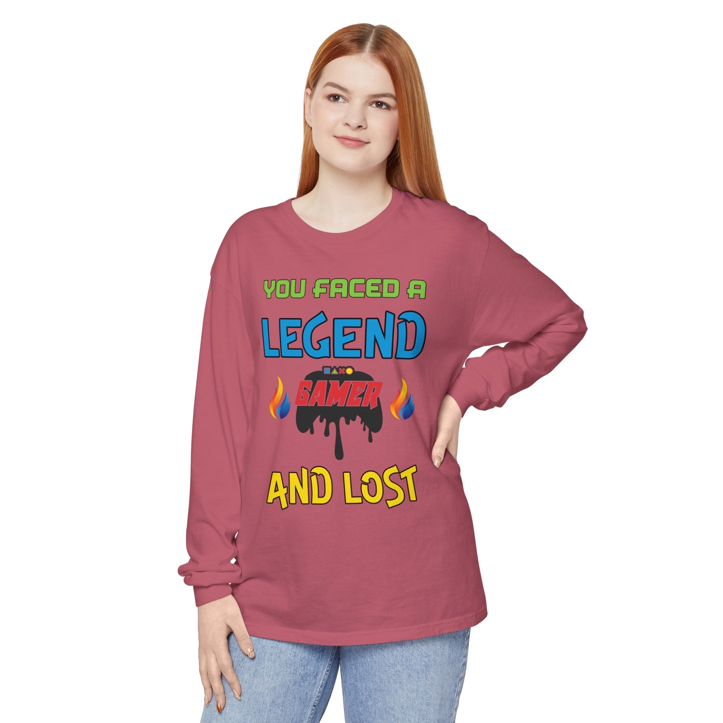 You Faced a Legend- Women's Long Sleeve T-Shirt