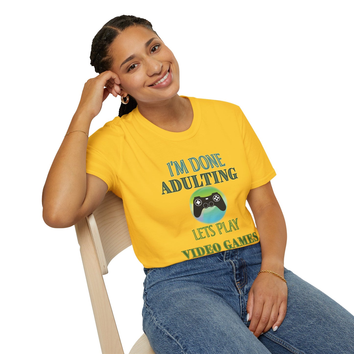 I'm Done Adulting- Women's Softstyle T-Shirt