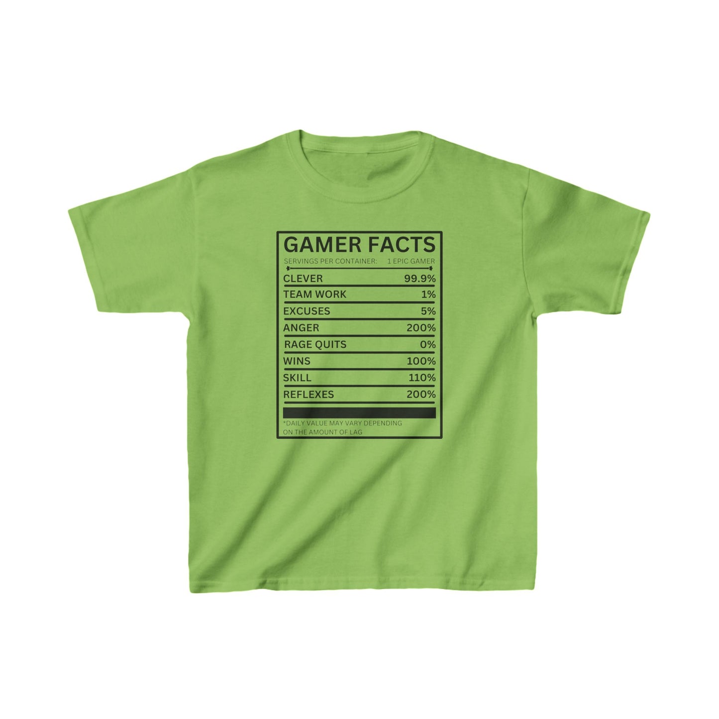 Gamer Facts- Kids Heavy Cotton™ Tee