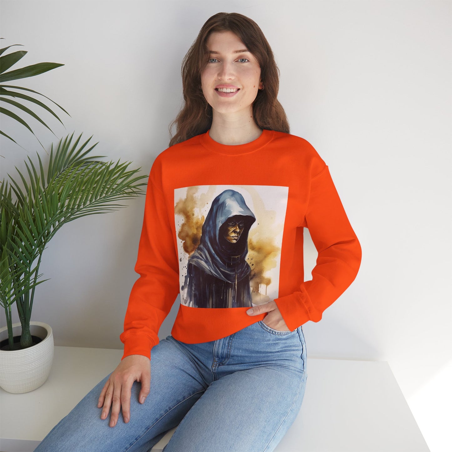 Hooded Figure- Women's Sweatshirt