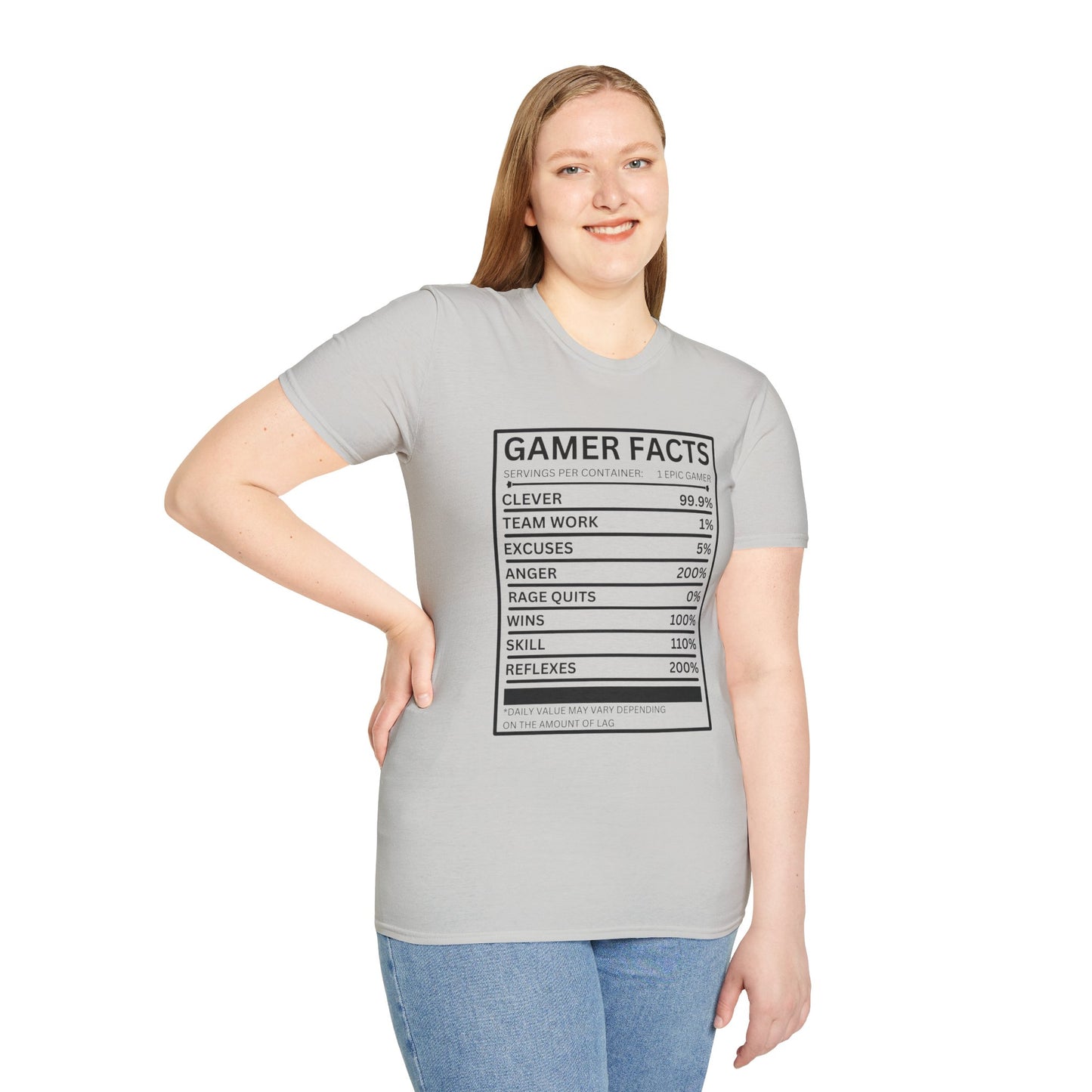 Gamer Facts- Women's Softstyle T-Shirt