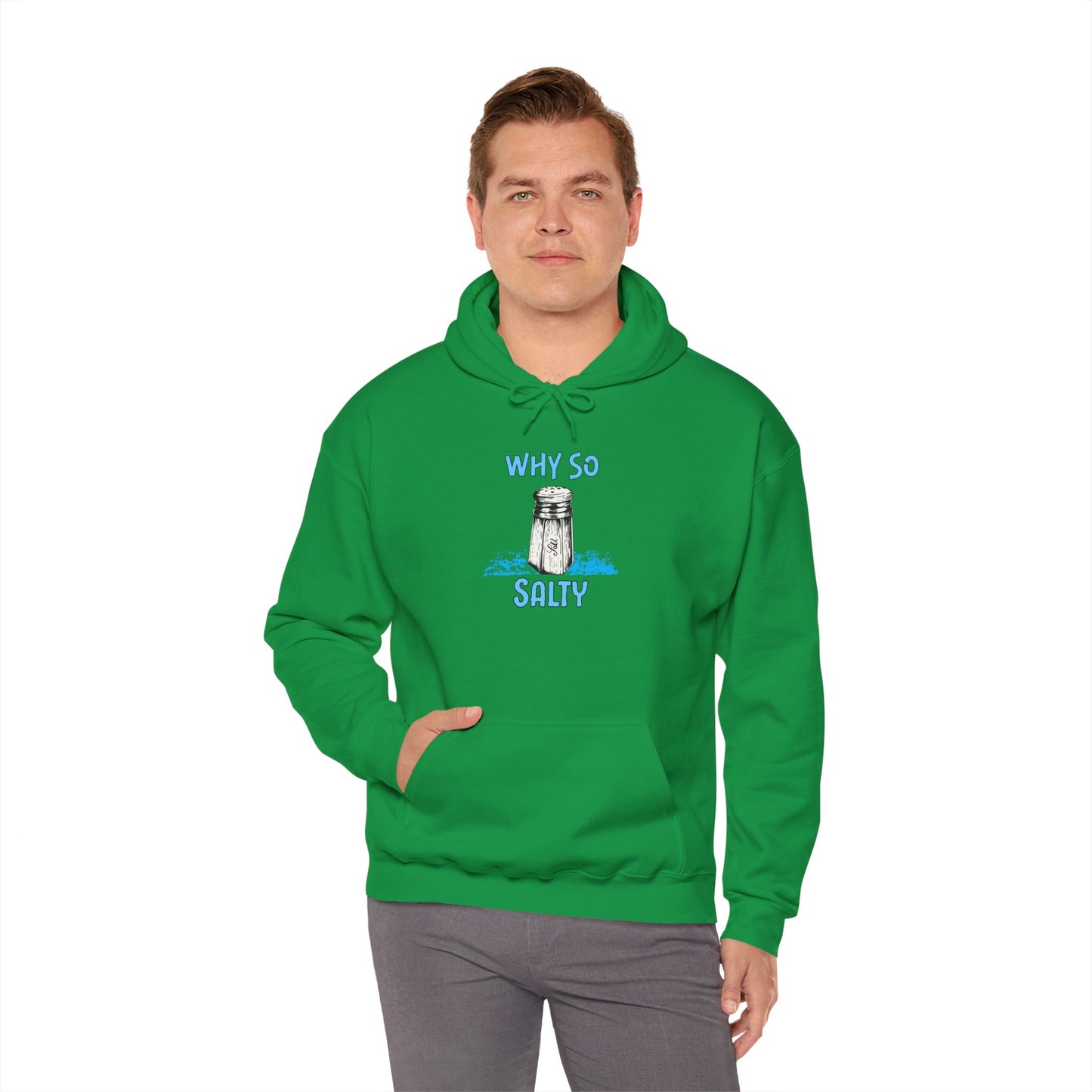 Why So Salty- Men's Heavy Blend™ Hoodie