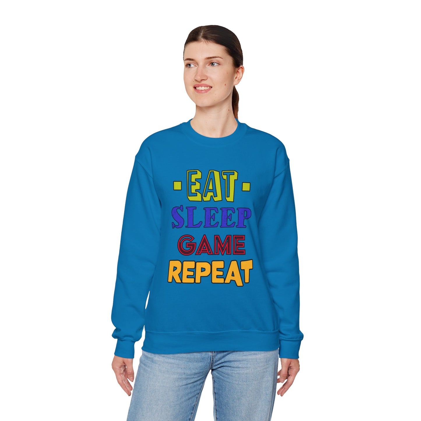 Eat Sleep Game Repeat- Women's  Sweatshirt