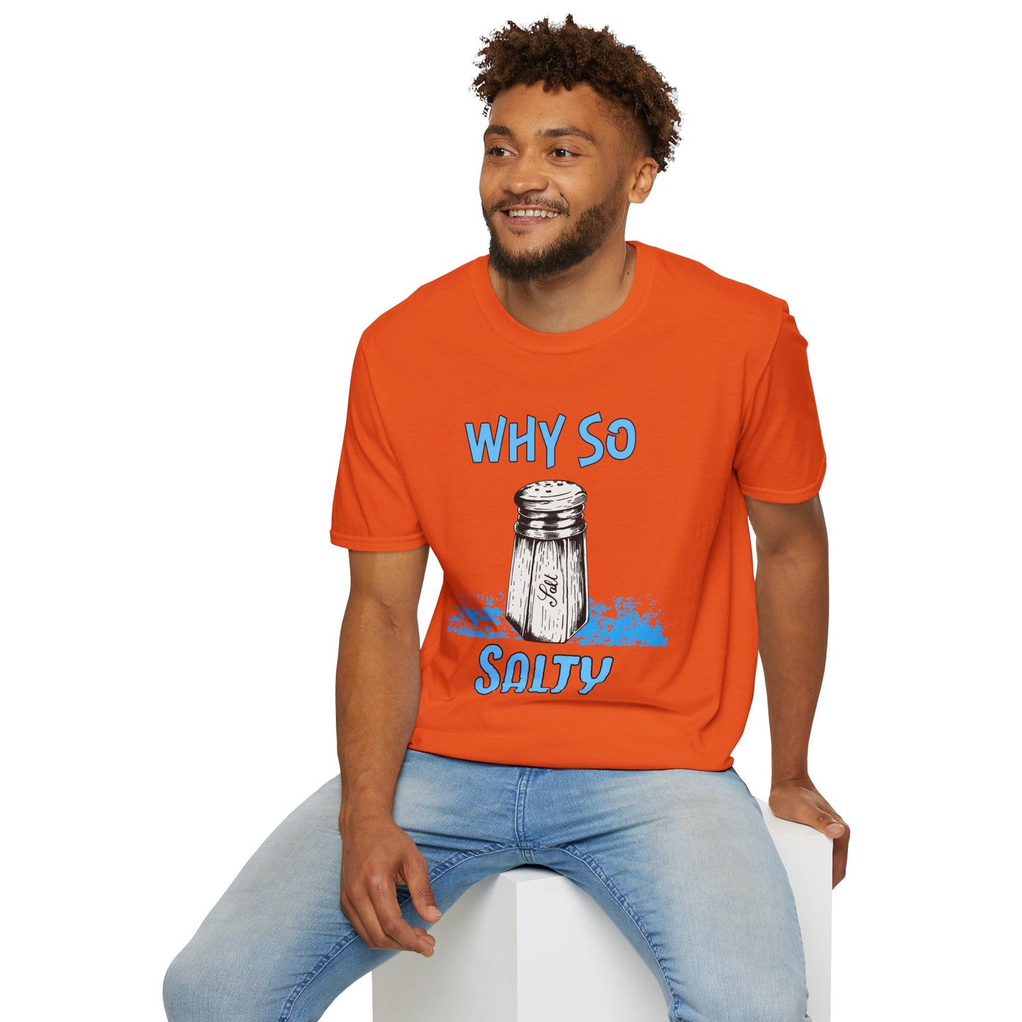 Why So Salty-  Men's Softstyle T-Shirt