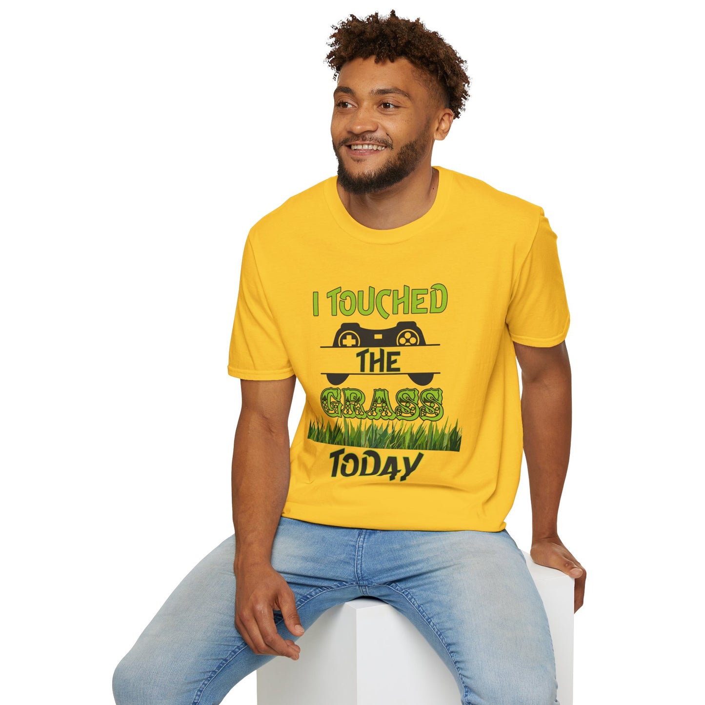 I Touched The Grass-  Men's Softstyle T-Shirt