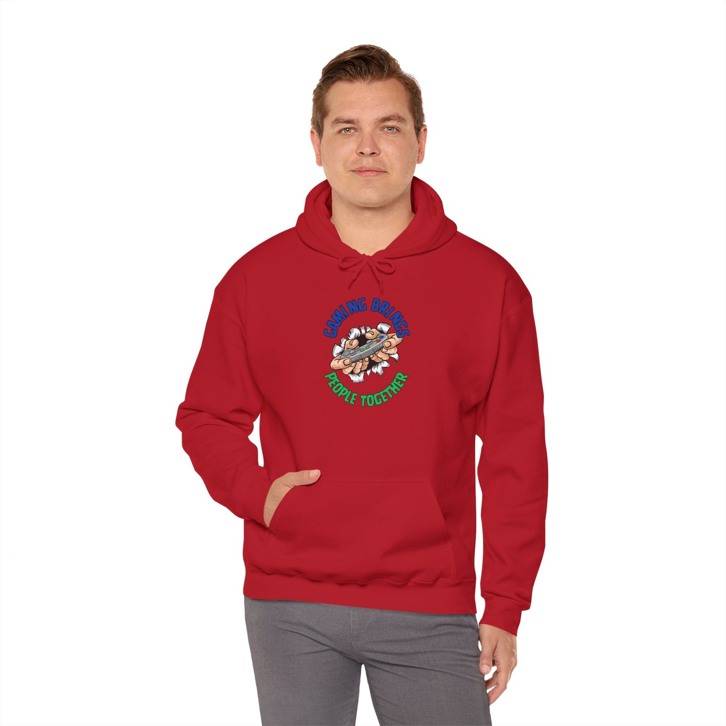 Gaming Brings- Men's Heavy Blend™ Hoodie