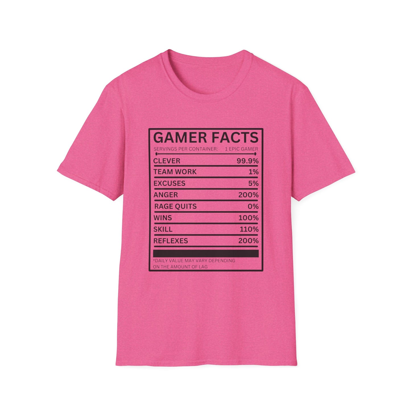 Gamer Facts- Women's Softstyle T-Shirt