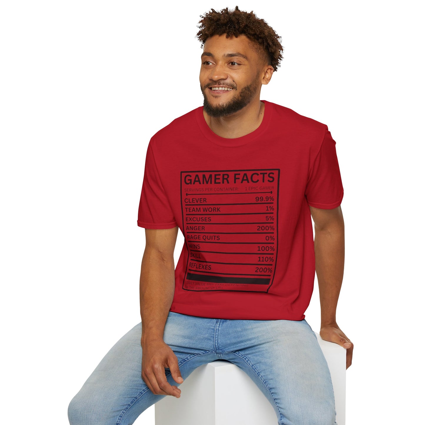 Gamer Facts- Men's Softstyle T-Shirt