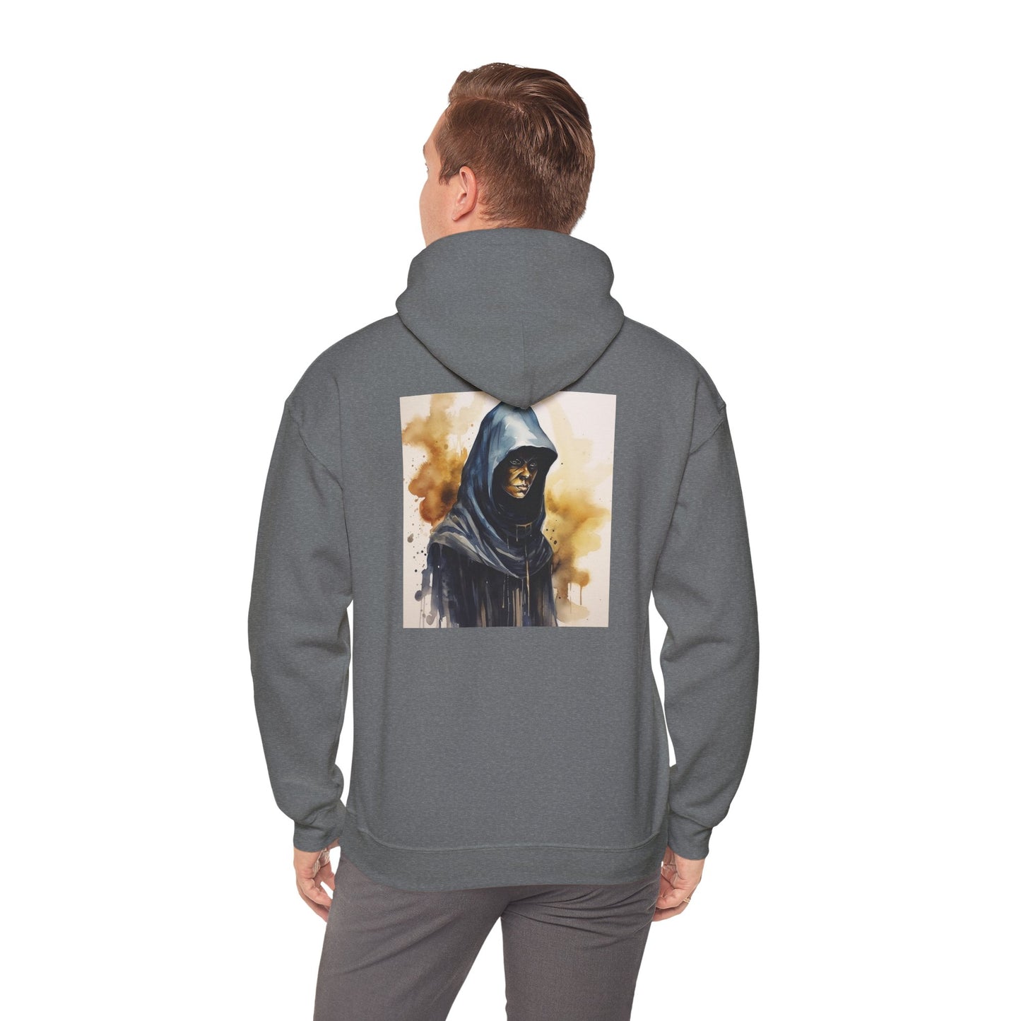 Hooded Figure- Men's Heavy Blend™ Hoodie