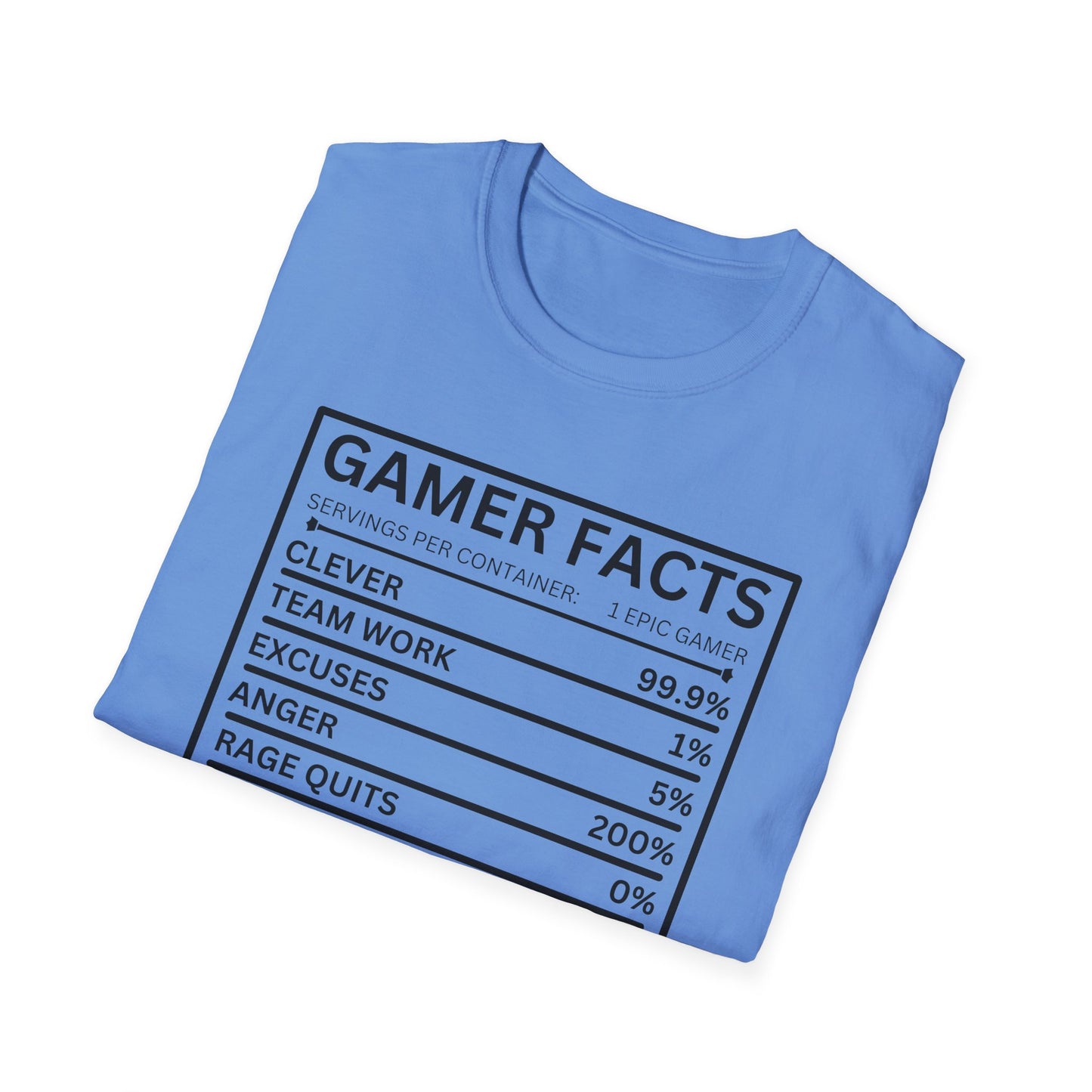 Gamer Facts- Men's Softstyle T-Shirt