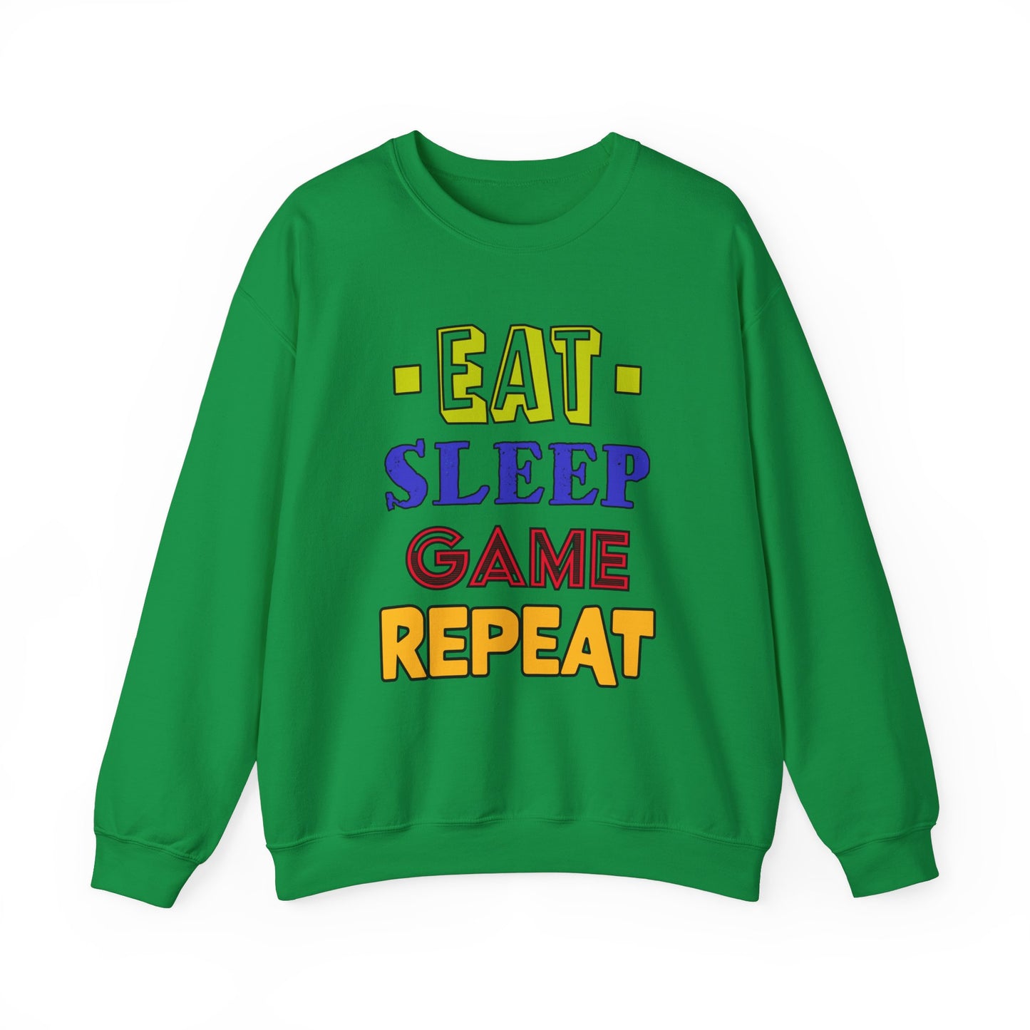 Eat Sleep Game Repeat- Men's Sweatshirt