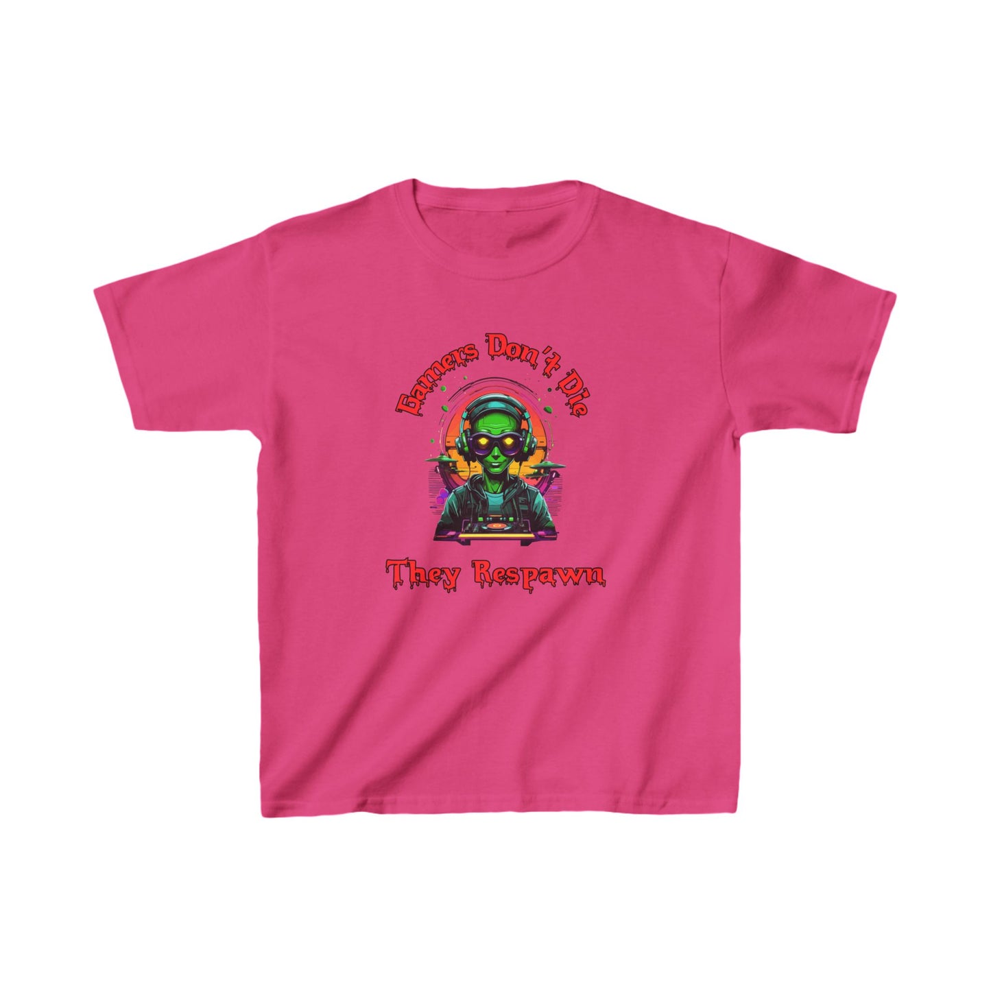 Gamers Don't Die- Kids Heavy Cotton™ Tee