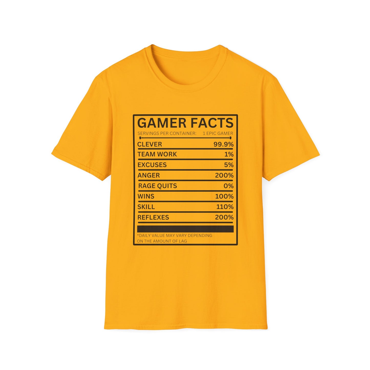 Gamer Facts- Men's Softstyle T-Shirt