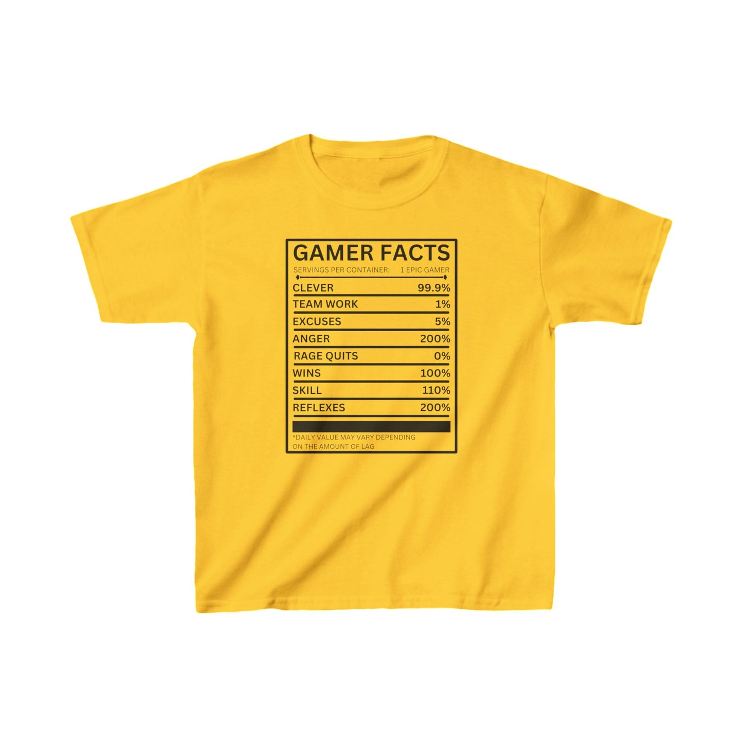 Gamer Facts- Kids Heavy Cotton™ Tee