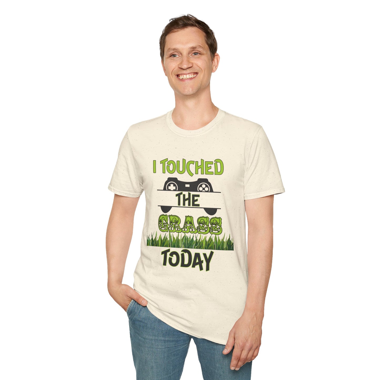 I Touched The Grass-  Men's Softstyle T-Shirt