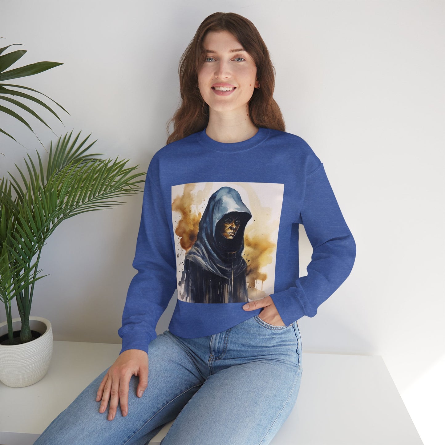 Hooded Figure- Women's Sweatshirt