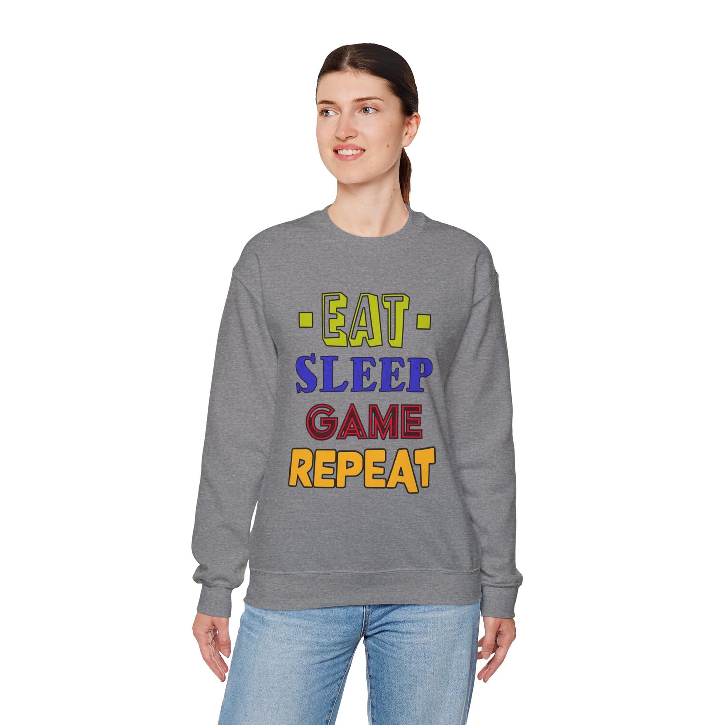 Eat Sleep Game Repeat- Women's  Sweatshirt