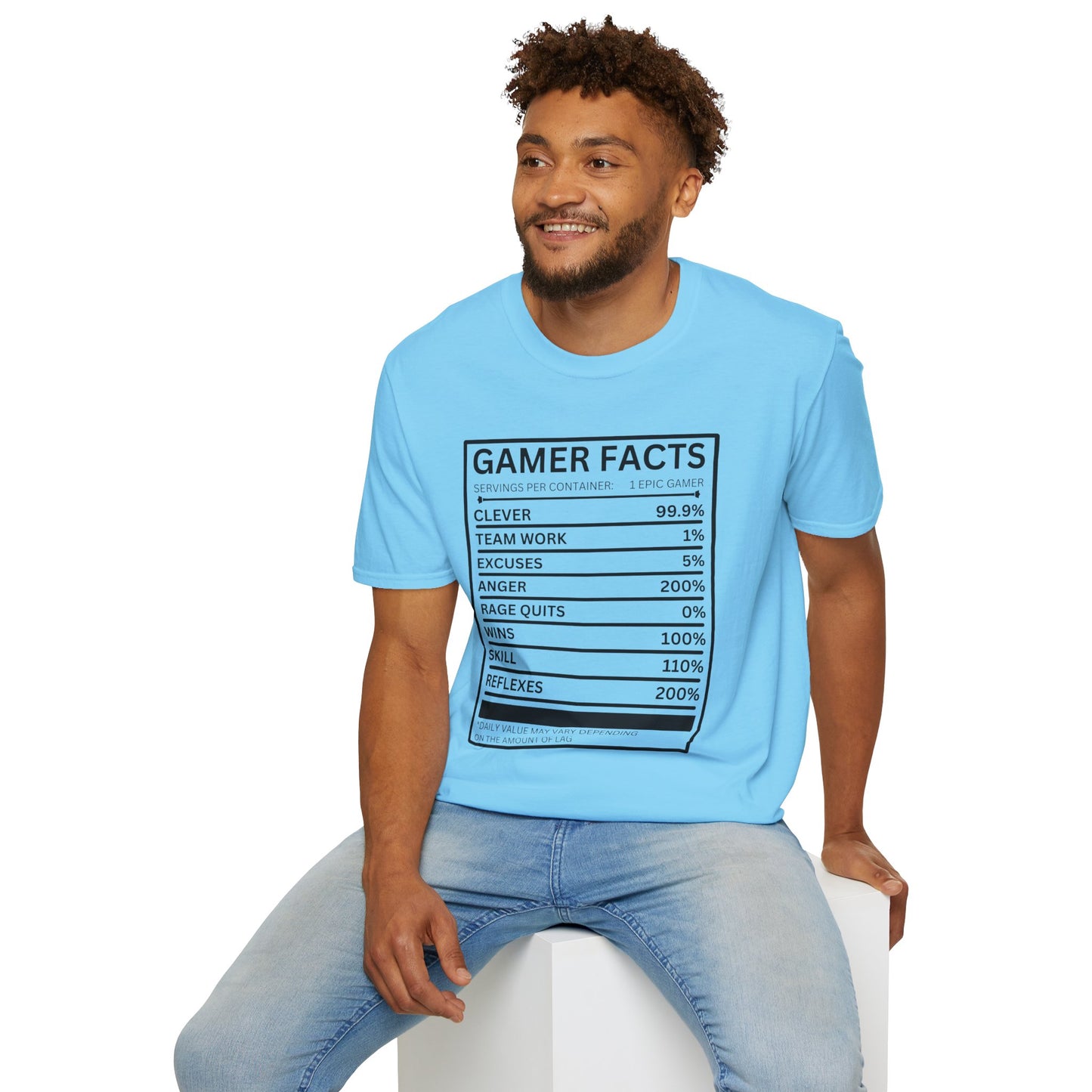 Gamer Facts- Men's Softstyle T-Shirt