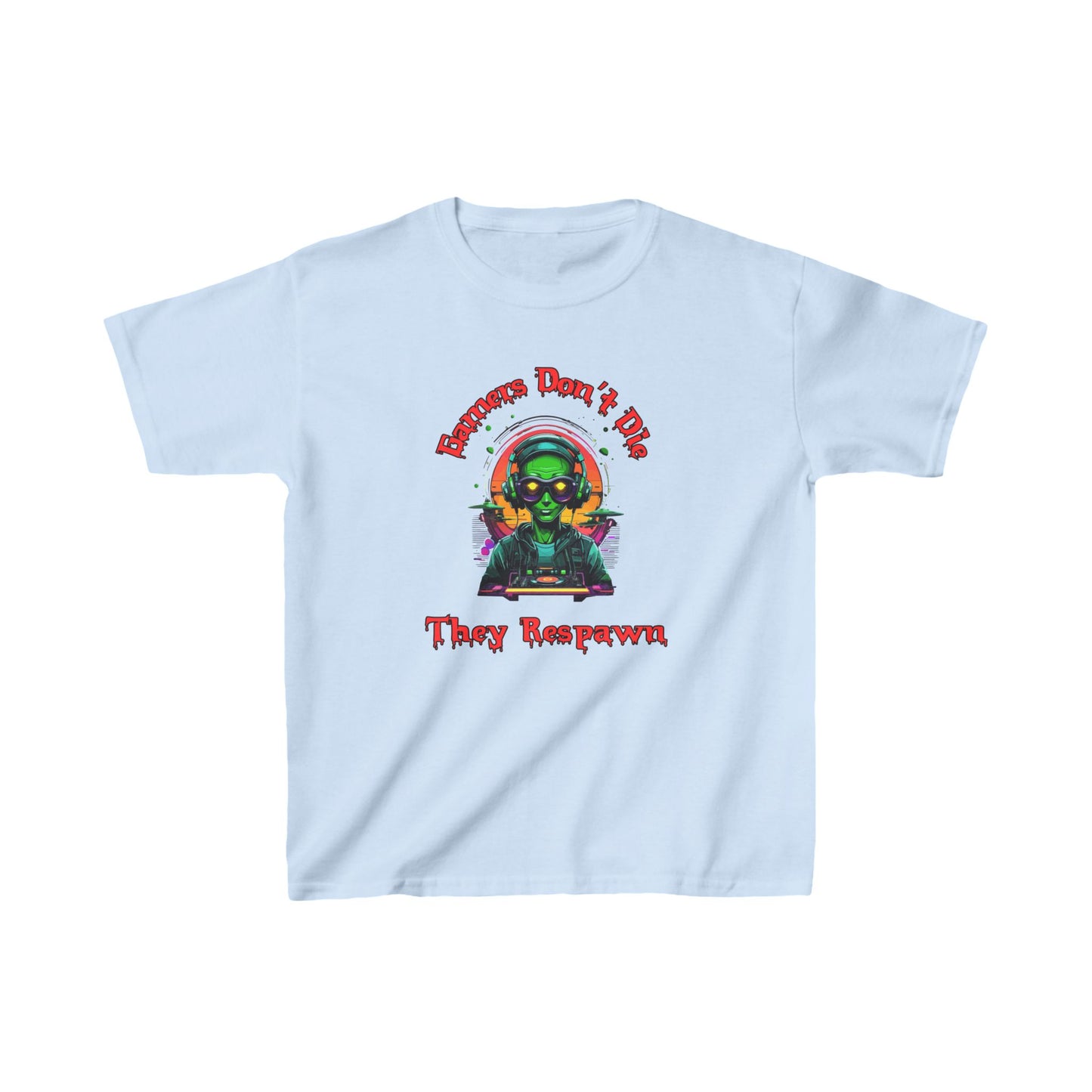 Gamers Don't Die- Kids Heavy Cotton™ Tee