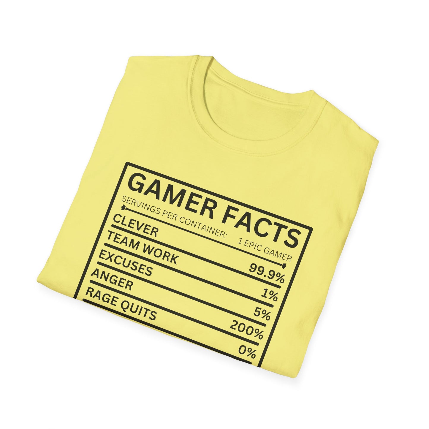 Gamer Facts- Women's Softstyle T-Shirt