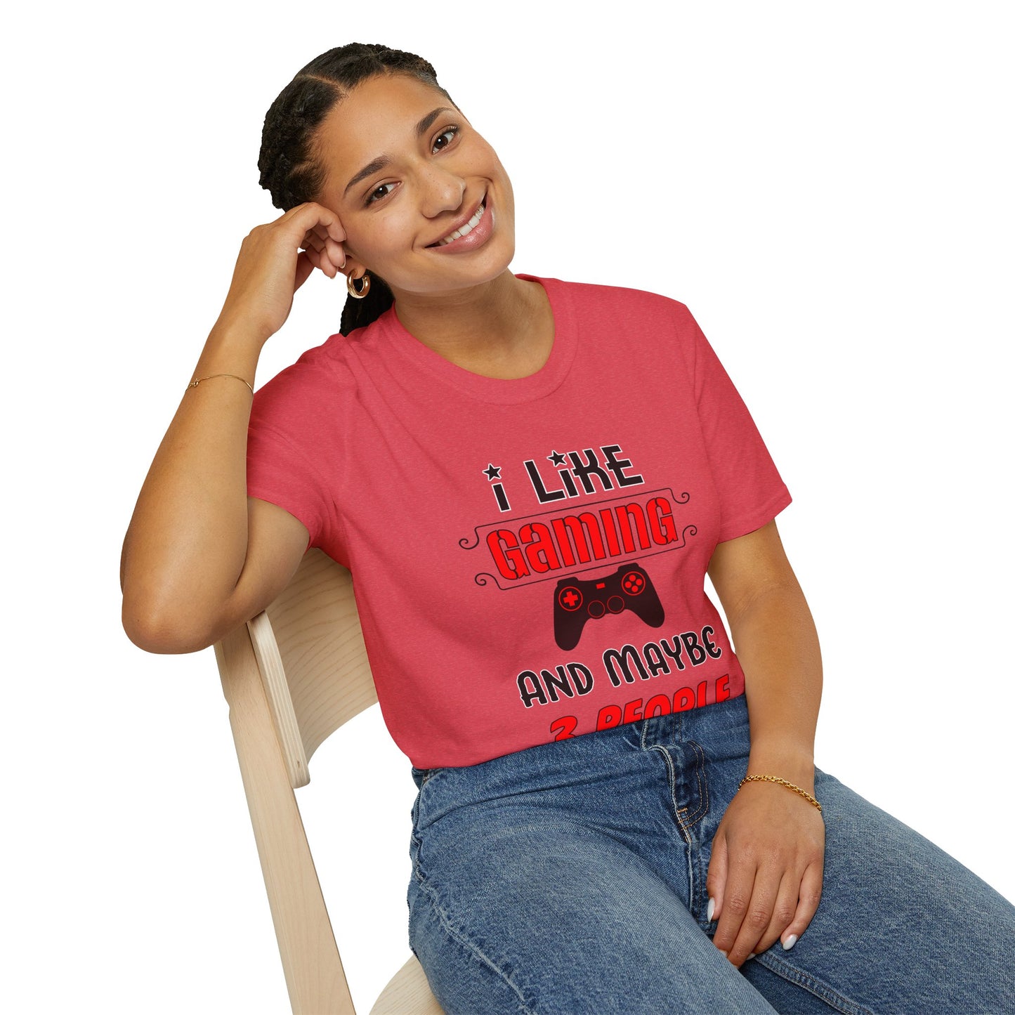 I Like Gaming- Women's Softstyle T-Shirt