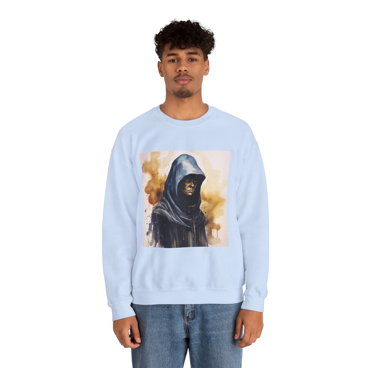 Hooded Figure- Men's Sweatshirt