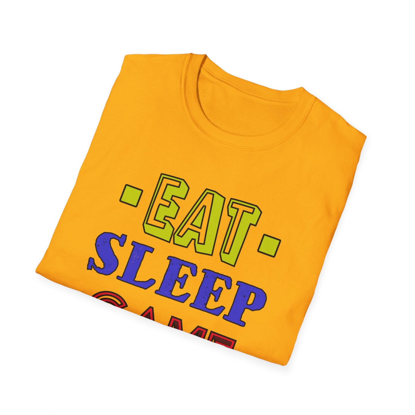 Eat Sleep Game Repeat- Men's Softstyle T-Shirt