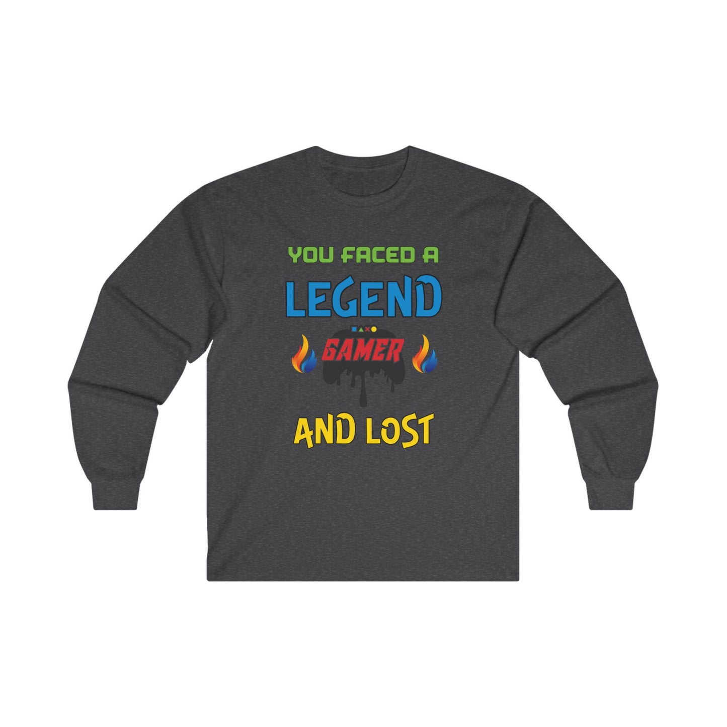 You Faced a Legend- Men's Long Sleeve Tee