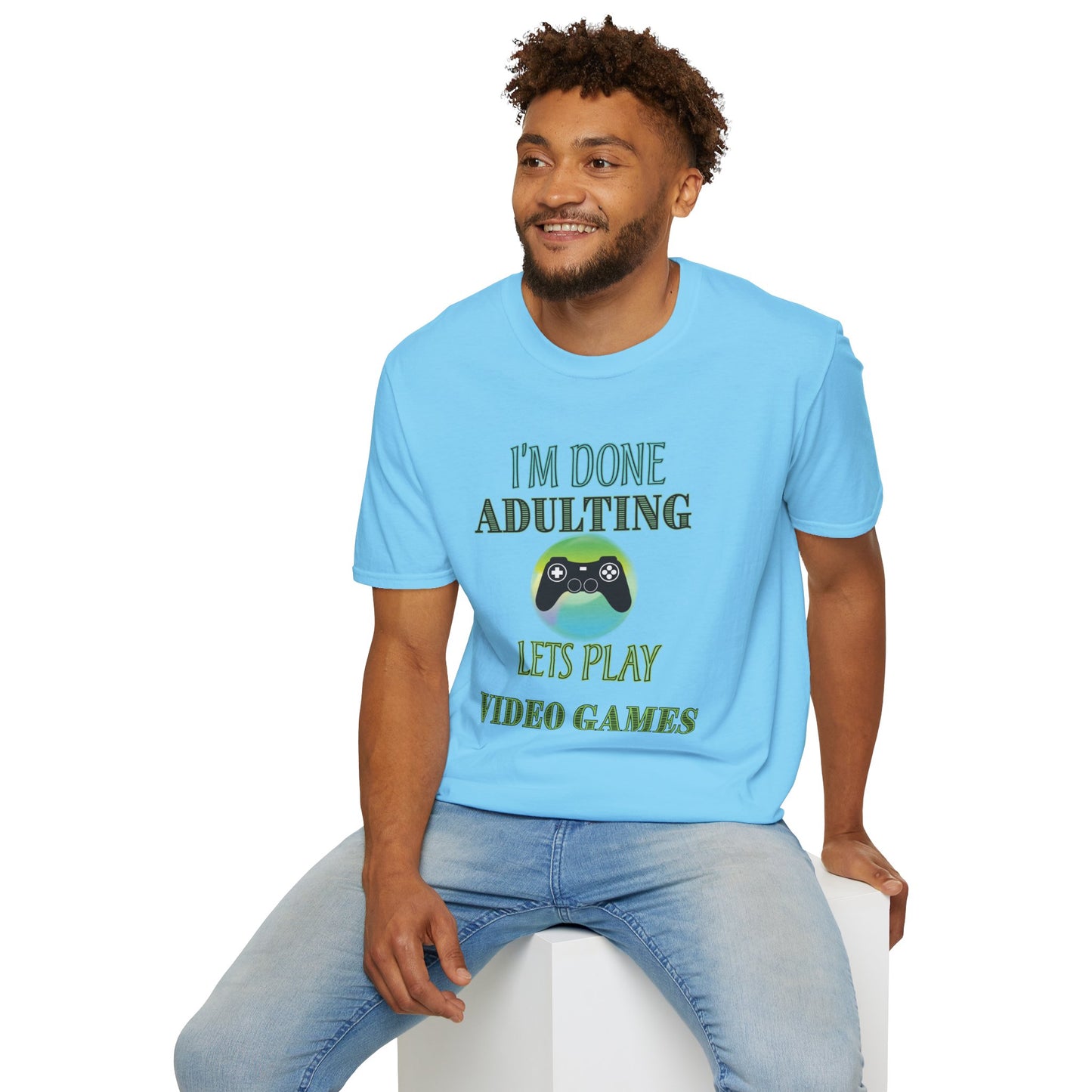 I'm Done Adulting- Men's Softstyle T-Shirt